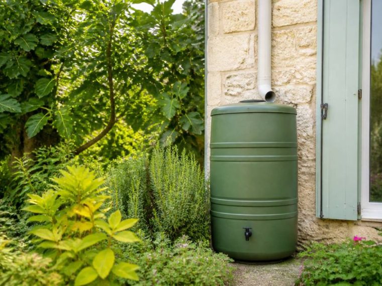 Récupérateur d'eau de pluie : allier pratique et esthétique au jardin